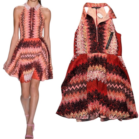 Timo Weiland Dresses & Skirts - New Timo Weiland Halter Dress Zipper Detail Mini A-line Style Runway Designer